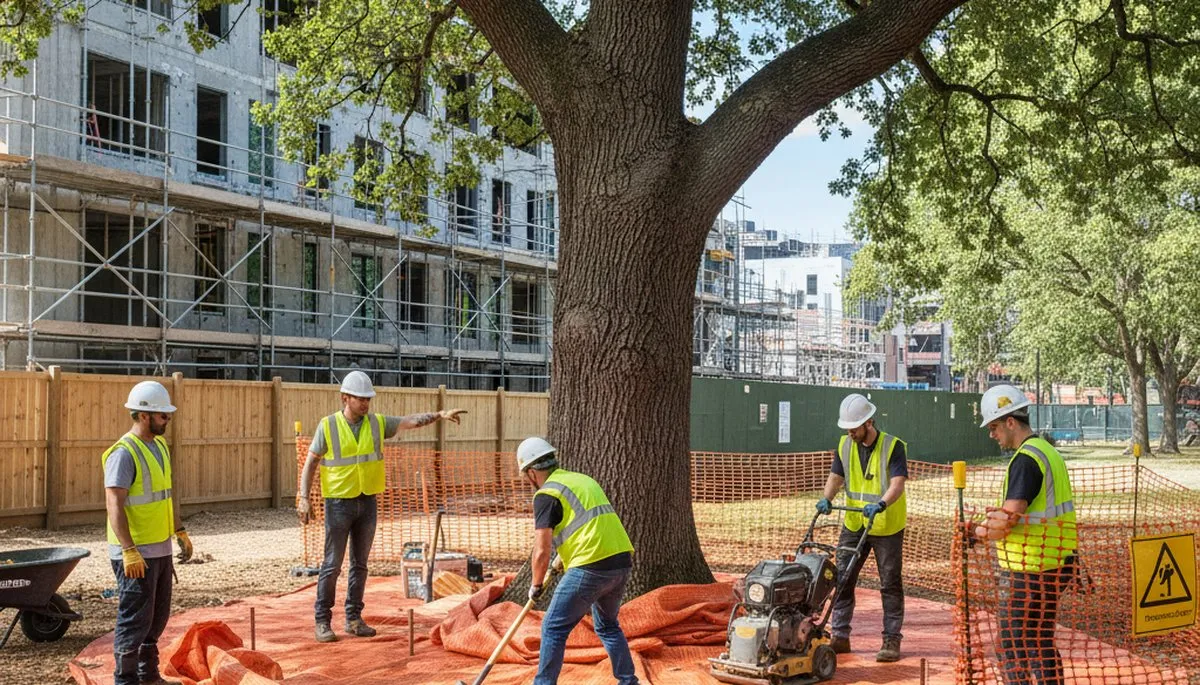 Root protection service for tree health in Waltham, MA by Arbor Tree Care