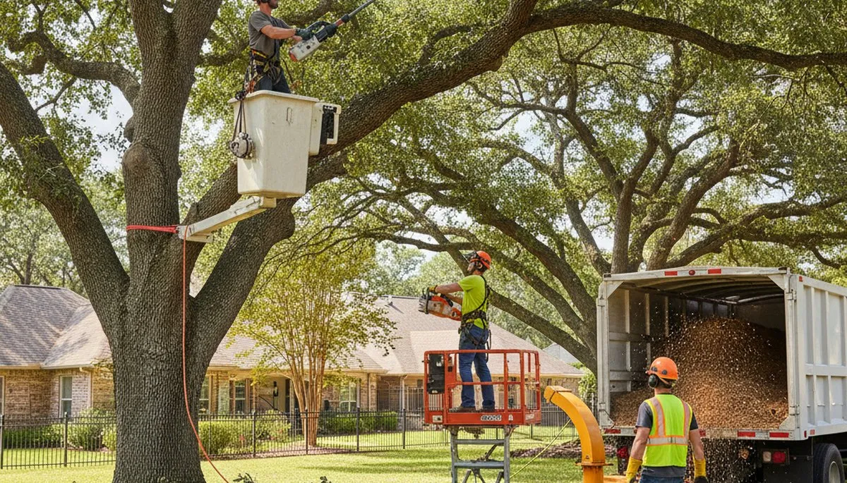 Waltham, MA arborists pruning trees to improve safety and tree health